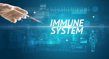 Syringe needle with virus vaccine