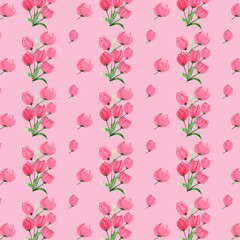 Watercolor Seamless Pattern vector art printable for fabric textile premium