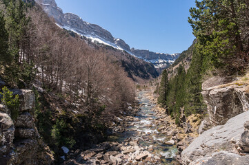 Arazas River. Ordesa. Spring flow