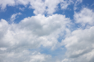 blue sky with clouds