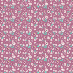 Watercolor Seamless Pattern vector art printable for fabric textile premium