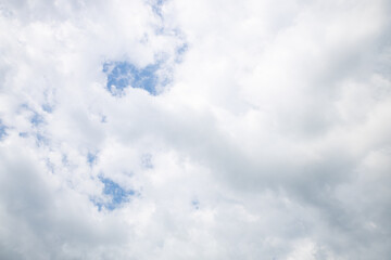 blue sky with white clouds