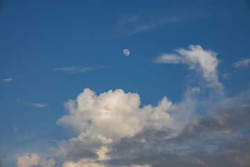 moon and clouds