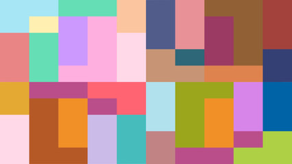 abstract colorful cute background with rectangles