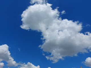 blue sky with clouds