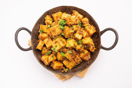Indian style Suran sabzi or Jimikand sabji also known as Elephant Foot Yam or Ole stir fried recipe