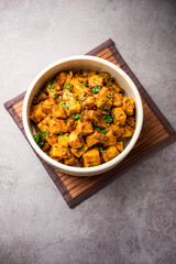 Indian style Suran sabzi or Jimikand sabji also known as Elephant Foot Yam or Ole stir fried recipe