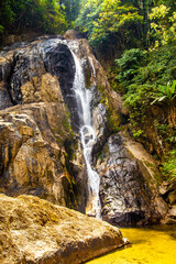 Punyaban waterfall in Ranong, Thailand