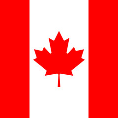 Fototapeta na wymiar High Resolution Canadian Flag 