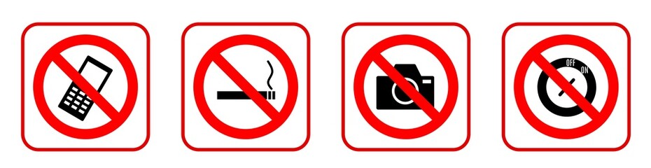 Warning sign for gas and petroleum industrial.Hazard prevention sign form any accumulate accident.Do not smoking, mobile phone, take picture, and turn off machine