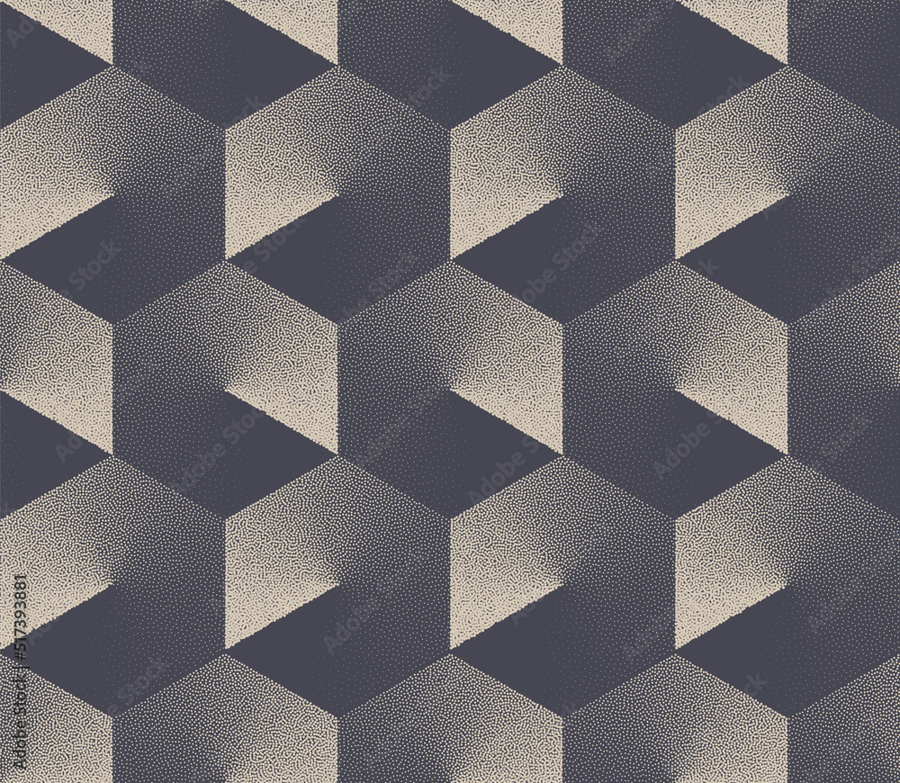 Poster hexagonal retro futuristic seamless pattern vector abstract sci-fi technology background. hexagons h