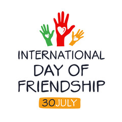 International Day of Friendship, held on 30 July.