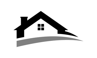 roof home building logo