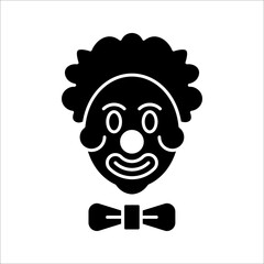 clown icon. high quality line clown icon. from birthday party collection vector clown symbol on white background. use for web and mobile. eps 10