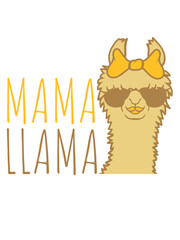 Frau Mama Lama Sonnenbrille 