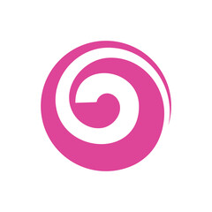 Fototapeta premium Circle vector flat design template logo