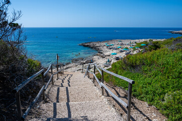mare caraibico e cristallino alle isole tremiti