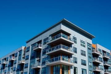 Luxury apartment building Quincy MA USA © weiguo1