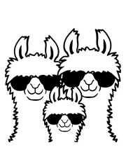 Familie Lama Eltern Kind  © Style-o-Mat-Design