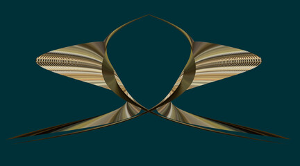 Magia de formas e texturas em tecido