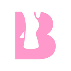 Letter B Foot Treatment Logo and Foot Surgery Logo Template Concept with Foot Care