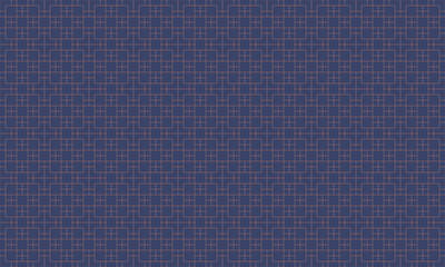 Seamless vector background geometric pattern design. Perfect for fabric textures, wrapping paper art and wallpapper illustration. This vector graphic contais a blue background and orange line grid.