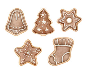 gingerbread cookies and christmas cookies