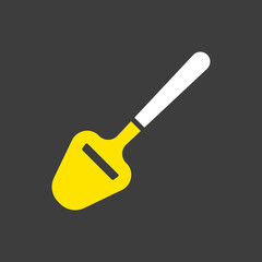 Cutter for cutting cheese strips vector icon