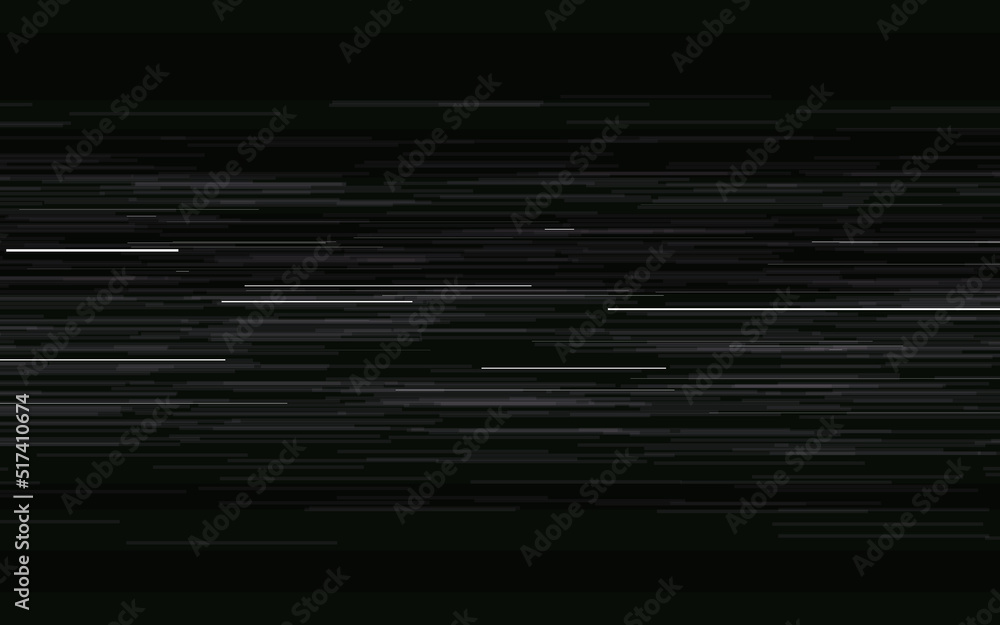 Poster glitch white lines. horizontal vhs distortions. video problem concept. no signal noise. random shape
