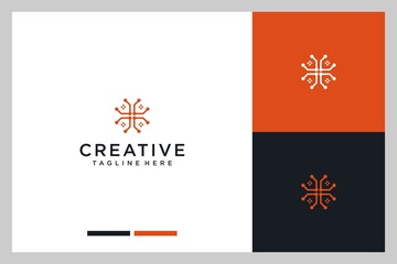 house tech logo design