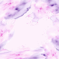 abstract watercolor background with clouds