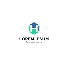 Letter of H logo company