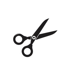 Scissors silhouette illustration vector