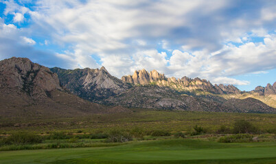 Organ Mountains from White Sands Missile Range