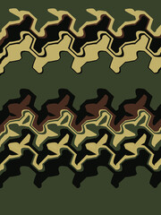 Abstract and contemporary digital art design