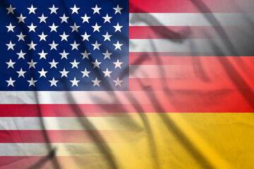 USA and Germany official flag international negotiation DEU USA © dmitriy