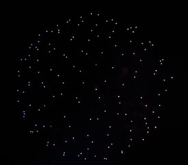 Fireworks like stars