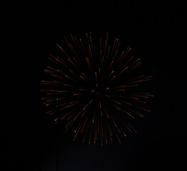 fireworks in the sky