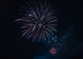 fireworks in the sky