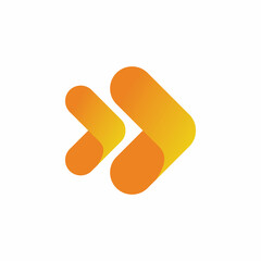 yellow group play logo design