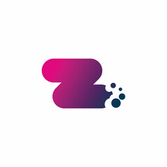 letter z bubble logo design