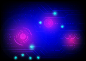 Hitech abstract technology background innovation concept vector illustration