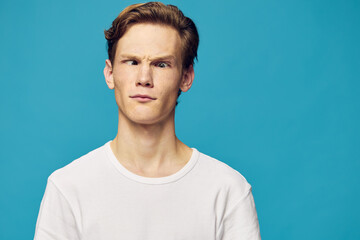 portrait of a funny guy with a funny face