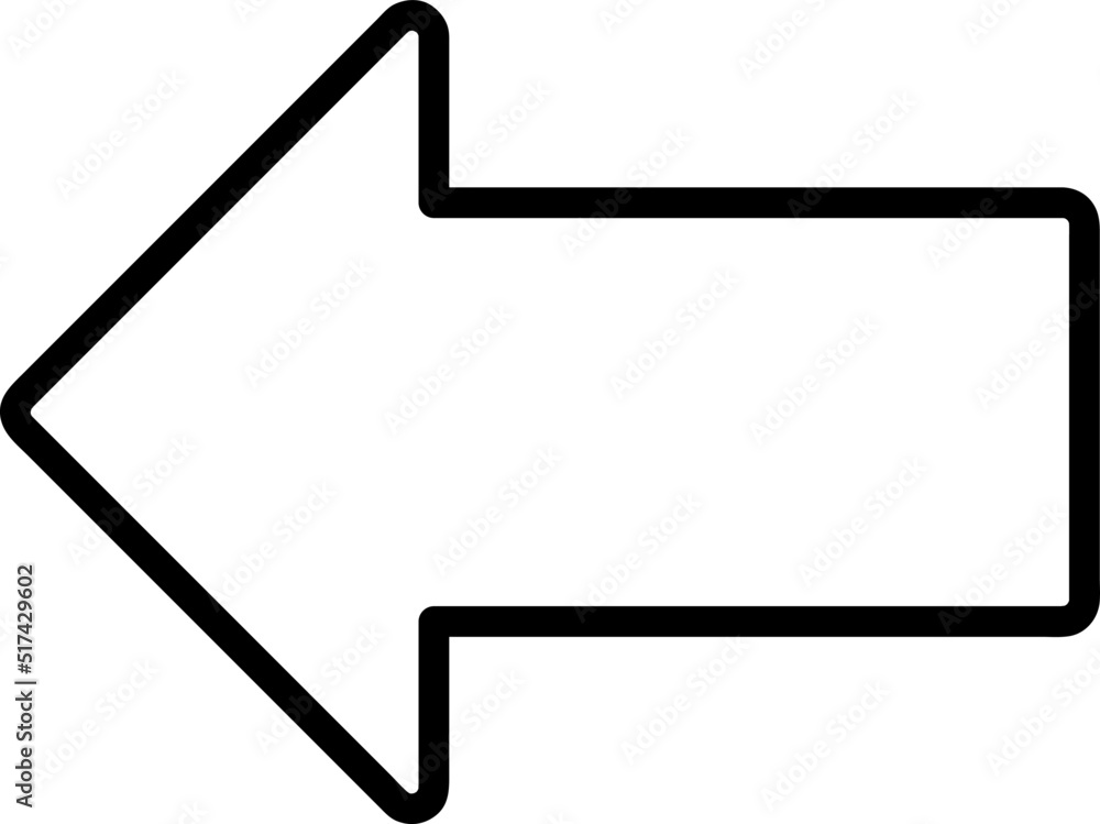 Poster vector arrow icon illustration on white background...eps