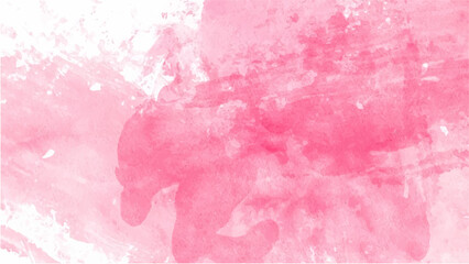 Fototapeta premium Pink watercolor background for your design, watercolor background concept, vector.