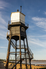The cast-iron towers of Dovercourt High and Low Lighthouses were built in 1863, also known as the Dovercourt Range Lights.