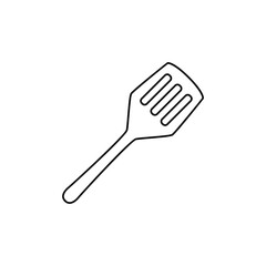 kitchen spatula icon in line style icon, isolated on white background