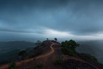 monsoon on Raigad