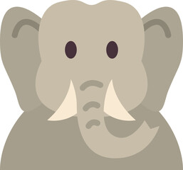 elephant flat icon