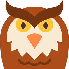 owl flat icon